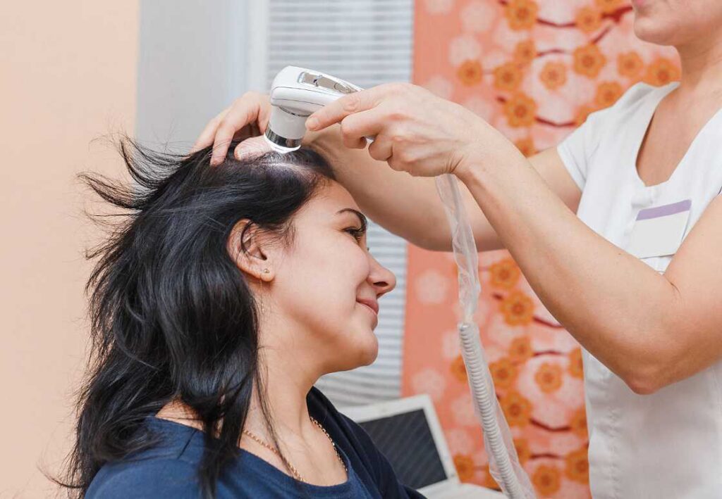 درمان ریزش مو در زنان